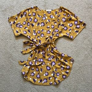 Mustard & Purple Modcloth Tunic